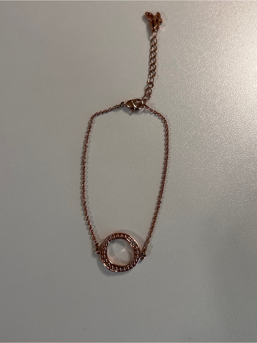 Rose Gold Bracelet - Adore by Swarovski signature Organic Circle Bracelet